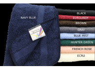 24" x 48" Navy Blue Spectrum 8 lb. Bath Towels
